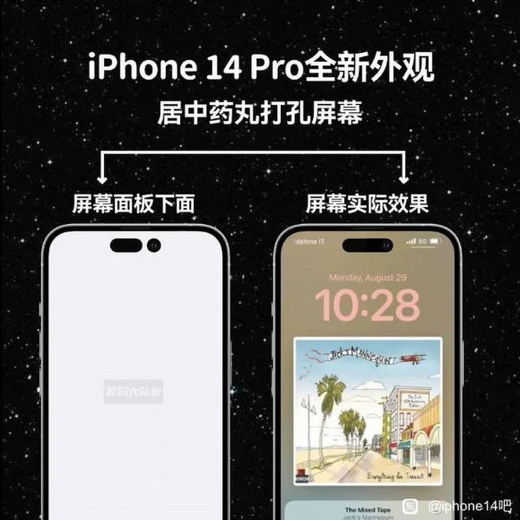 Rumor claims iPhone 14 Pro’s dual-cutouts will appear as one and show privacy indicators
-Techweu