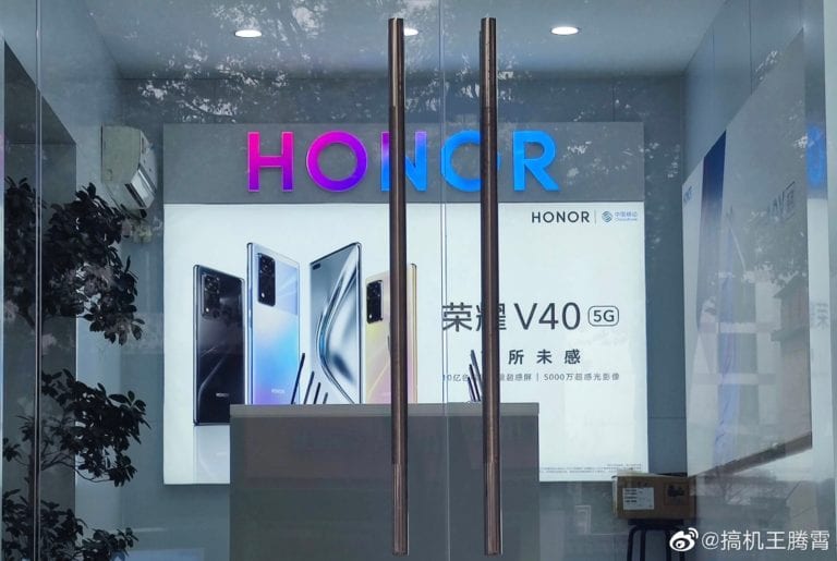 Honor V40 runs Geekbench when stores start posting posters 1