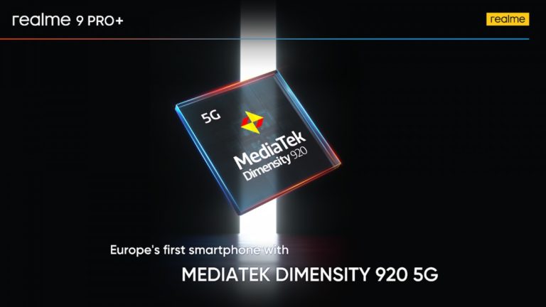 Realme 9 Pro+ will be Europe’s first Dimensity 920 phone

-Techweu