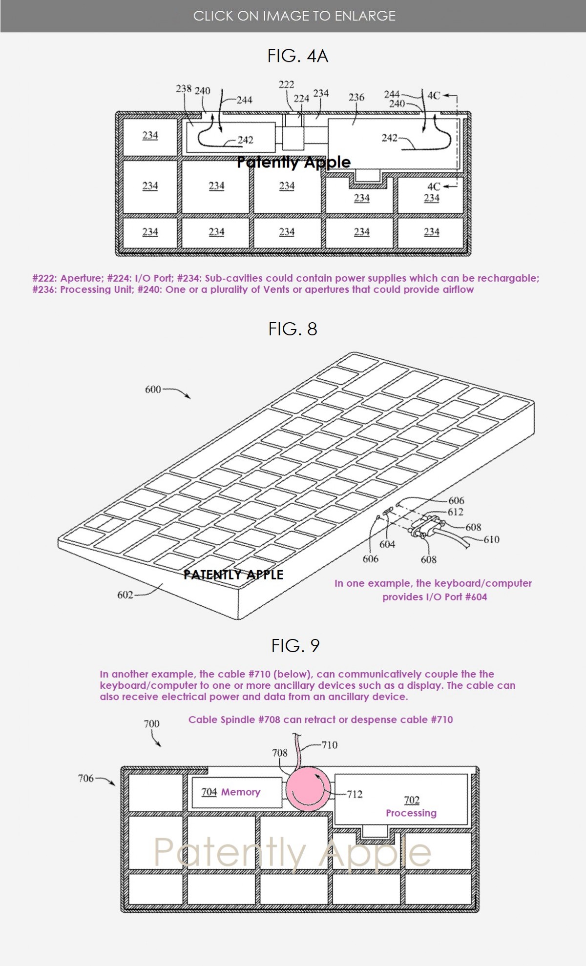 Recent Apple patent imagines the Magic Keyboard with a Mac built-in