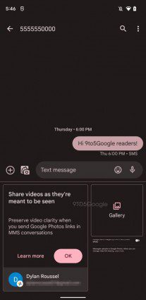 Google Messages app prepares photo sharing via Google Photos, hamburger menu may return
-Techweu