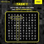 Poco posts teasing puzzles, offers a chance to win prizes if you figure them out
-Techweu