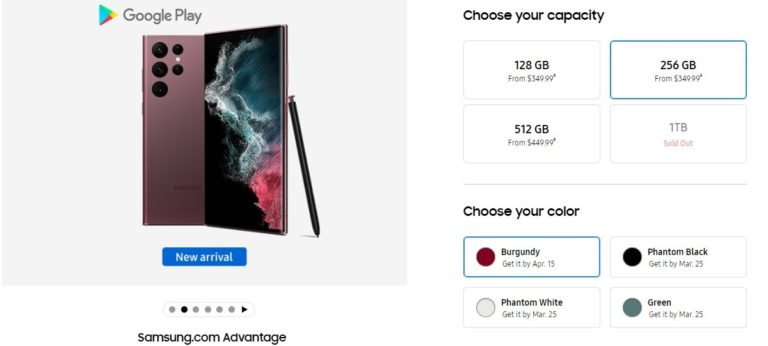 Samsung Galaxy S22 and Tab S8 open sales begin in multiple countries
-Techweu