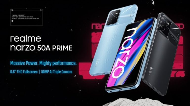 Realme Narzo 50A Prime is coming on March 22, design and key specs revealed
-Techweu