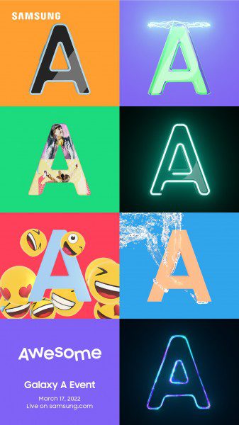 Samsung to launch new Galaxy A series phones on March 17
-Techweu