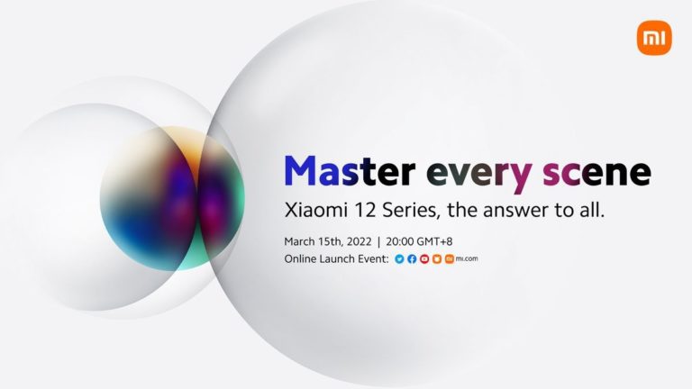 Xiaomi 12 series global launch scheduled for March 15
-Techweu