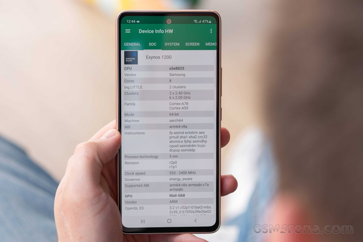 Samsung Galaxy A53 in for review