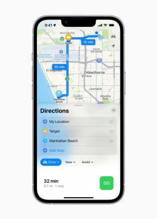 Adding stops to Apple Maps