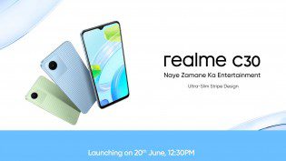 Realme C30's design and key specs confirmed