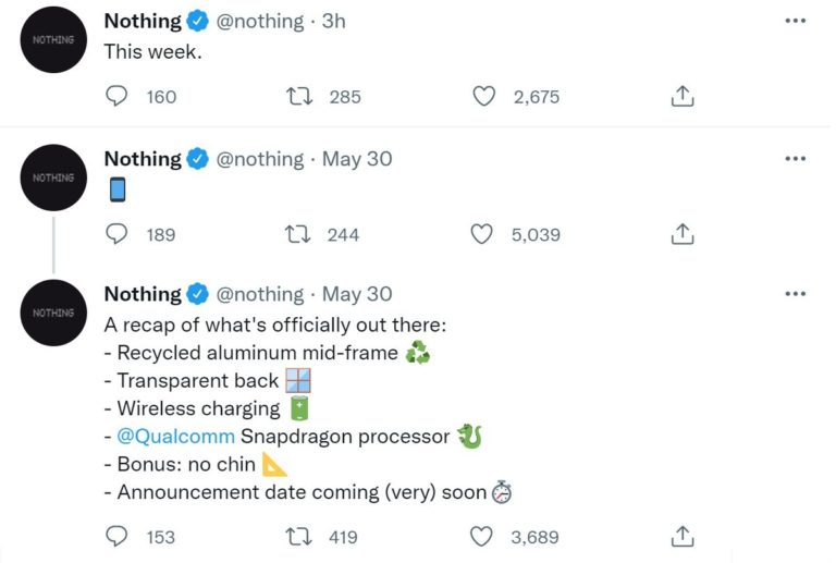The Nothing Phone (1) could be announced this week
-Techweu