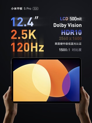 The new Xiaomi Pad 5 Pro has a larger 12.4