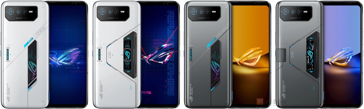 ROG Phone 6, ROG Phone 6 Pro, ROG Phone 6D, and ROG Phone 6D Ultimate