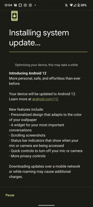 Some Pixel owners are getting an update for Android 12 instead of 13 by mistake
-Techweu