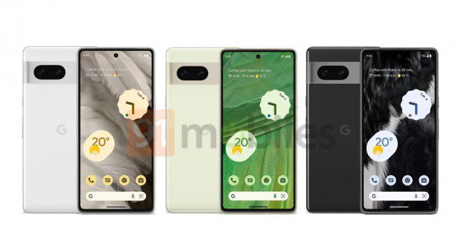 Google Pixel 7 and 7 Pro detailed renders emerge
-Techweu