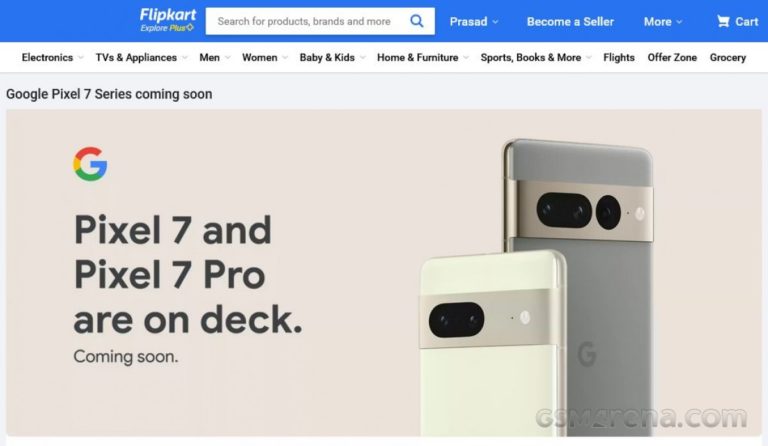 Pixel 7 series will launch in India, confirms Flipkart
-Techweu
