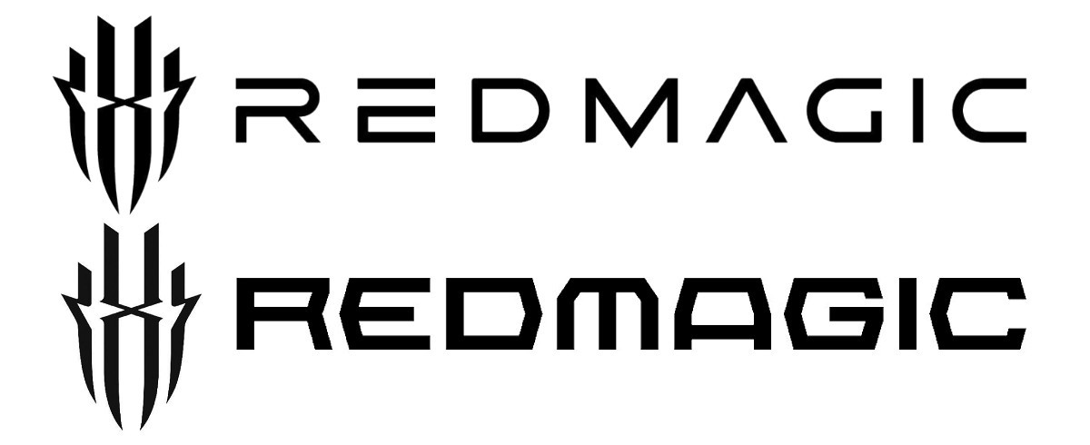 New Red Magic logo above, old one below